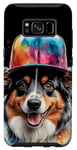 Coque pour Galaxy S8 Berger Australien Casquette Snapback Chien Animaux Imprimé