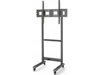 Techly Floor Stand For 50-90Inch Lcd/Led Tv With Adjustable Height And Shelf