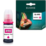 Canon GI490M magenta tulostin värikasetti , 70 ml , 7000 sivua , GI-490M , yhteensopiva Pixma G1400 G1411 G2400 G2411 G3400 G3411 kanssa.