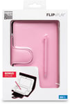 Nintendo 3DS XL Kit Flip & Play Pack + Stylus Magnetic Case Pink