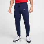 Paris Saint-germain Sweatpants Nsw Tech Fleece - Navy/vit - Nike, storlek Large