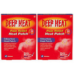 Deep Heat Pain Relief Heat Patch, 2 x 4 Pack