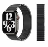 GENUINE APPLE WATCH STAINLESS STEEL SPACE BLACK LINK BRACELET 38MM 40MM 41MM