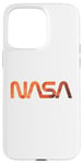 Coque pour iPhone 15 Pro Max Logo rétro de la NASA Mars Worm Patch Space Exploration Graphic