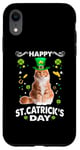 Coque pour iPhone XR Maine Coon Cat Happy St Catricks Day St Patricks Day Cats