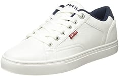 Levi's COURTRIGHT Sneaker, Basket Homme, Blanc, 42 EU