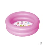 Kids Inflatable Pool High Quality Childrens Home Use Paddling D Pink Double Layer
