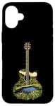 Coque pour iPhone 16 Plus Guitare acoustique Nature Paysage Musique Lover Art