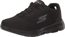 Skechers Men's Gowalk 5 Trainers-Sporty Workout/Walking Shoes with Air-Cooled Foam Sneaker, Black, 10 UK