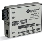 Black box BLACK BOX FLEXPOINT GIGABIT ETHERNET (1000-MBPS) MEDIA CONVERTER - 1000-MBPS COPPER TO SINGLEMODE FIBER, 1310NM, 10KM, LC (LMC1009A-R3)