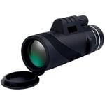 Tlily - TéLescope Monoculaire hd 80 x 100 Longue PortéE Bak4 avec TréPied Pince pour TéLéPhone Observation des Oiseaux Miroir Chasse Camping en Plein