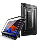 SUPCASE Coque pour Samsung Galaxy Tab A7 10,4 Pouces (2020) avec Protecteur d'écran Intégré + Béquille [Unicorn Beetle Pro] Protection Intégrale Etui Robuste (Noir)