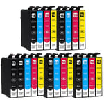 21 Ink Cartridges (set + Bk) For Epson Workforce Wf-2660dwf Wf-2540wf Wf-2510wf