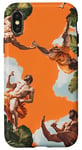 Coque pour iPhone X/XS Orange Art tropical moderne – Création d'Adam par Michel-Ange