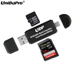 Adaptateur Micro USB OTG,lecteur de carte mémoire Portable USB 2.0,pour Samsung Galaxy A10 S7 S6 Edge Xiaomi Huawei,téléphones et tablettes