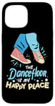 iPhone 15 The Dance Floor Is My Happy Place Shoes Funny Dance Case