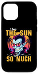 iPhone 12/12 Pro I Love The Sun Funny Vampire Sunglasses Tropical Sunset Vibe Case