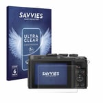 6x Savvies Film Protection Ecran pour Olympus PEN E-PL10 Film Protecteur Clair