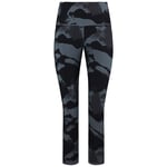 Under Armour Project Rock Womens Black/Grey Ankle Leggings - Black/Dark Grey - Size Small