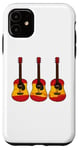 iPhone 11 Acoustic Guitar Spanish Flag Guitarist Musician Spain Case