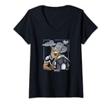 Womens Avatar: The Last Airbender Sokka Warrior Ready To Fight V-Neck T-Shirt