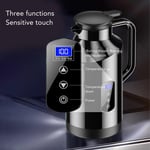 Car Electric Kettle Hot Water Boiler Travel Kettle 200W 1500ml 12V 24V Stainless