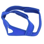 (blue)Adjustable Anti Snoring Chin Strap Snore Reduction Sleep Aids Devices SLS