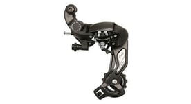 Derailleur vtt arriere p2r 8 vitesses noir eight grande chape  compatible shimano jusqu a 30dts