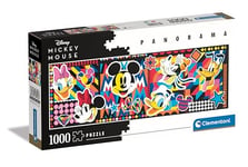 Clementoni Puzzle Panorama Disney Classic 1000 Pièces - Puzzle pour Adultes 14-99 Ans, Disney, Fabriqué en Italie, 39835