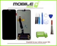 Vitre Tactile + Ecran LCD Pour Huawei Honor 8X Couleur  Noir + Outils + Colle