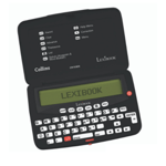 LEXIBOOK COLLINS BRADFORD'S ELECTRONIC POCKET CROSSWORD SOLVER & GAMES - CR753EN