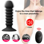 Vibrating Butt Plug Dildo Vibrator​ Anal Plug Remote Sex Toys Silky Massager UK