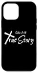 iPhone 12 mini Inspiring Saying John 3:16 True Story Christian Verse Bible Case