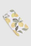 Womens Lemon Print Phone Case - Yellow - Iphone 14, Yellow