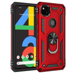 Google Pixel 4a Military Armour Case Red