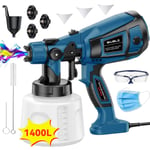 Handheld Wall Fence Paint Sprayer Electric Spray Gun Paint Fence Airless HVLP