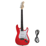 Guitare Electrique Johnny Brook Rouge + Câble Jack 6.35mm