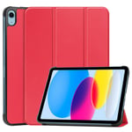 Trolsk Stand Cover (iPad 10.9 (2022)) - Punainen