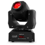 Audibax Boston 60 - Tête Mobile pour Disco - Lumières LED DJ - Projecteur Mobile Professionnel - 1 Lumière 60W - 1 Spot Blanc et 7 Couleurs - Flash Disco - Plusieurs Modes de Contrôle