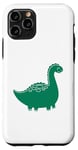 Coque pour iPhone 11 Pro Dinosaure vert mignon