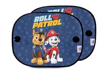 Paw Patrol Lot de 2 rideaux latéraux microperforés Pat'Patrouille avec les personnages Chase et Marshall. Protège des rayons du soleil et de la chaleur.