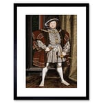 Wee Blue Coo Antique Holbein Junior Henry Tudor VIII King England Framed Wall Art Print