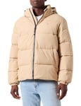 Tommy Jeans Veste Matelassée Homme Hiver, Beige (Gentle Gold), 3XL