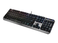 MSI Vigor GK50 Low Profile - Clavier - backlit - USB - Français - commutateur : Kailh Low Profile