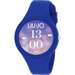 Smartwatch LIU JO LUXURY VOICE PAINT SWLJ122 Silicone Bleu Touchscreen