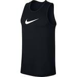 Nike M NK Dry Top SL Crossover BB Débardeur Homme, Black/(White), FR : L (Taille Fabricant : L)