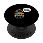 I talk to robots more than human Fun AI Machine Learning PopSockets Adhesive PopGrip