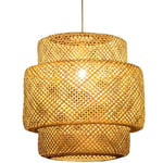 GaoF Japanese style Bamboo Weaving Lamp Bamboo Cage Pendant Light Craft DIY Rattan Retro Rattan Chandelier E27 Bar Cafe Bamboo Weaving Lights Bar Cafe Club Teahouse Lights