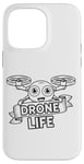 Coque pour iPhone 14 Pro Max Drone Pilot RC Quadcopter Drone Racer Cartoon