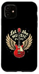 iPhone 11 Let the Music Play Guitars Guitar Guitar Player Guitarist Case